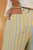 Shoreditch Stripe Lounge Flare Trouser Lemonade & Iceberg /15=